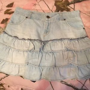 Arizona Jean company jean skort size 16